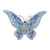 1597 Elegancka broszka przypinka błyszcząca motyl